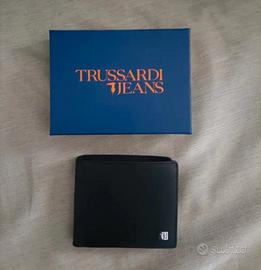 Portafoglio Trussardi Blue navy/black saggiano