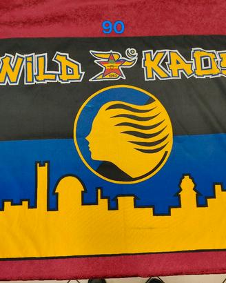 Bandiera Wild Kaos Atalanta anni'90 