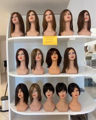 Parrucche capelli  veri naturali nuove