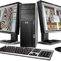 HP Z400 Workstation, Xeon W3520, 24GB, NVIDIA QUAD