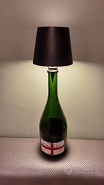 Charlot bottiglia lampada led nera