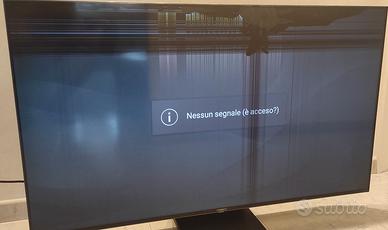 Televisore 55" TCL pannello rotto