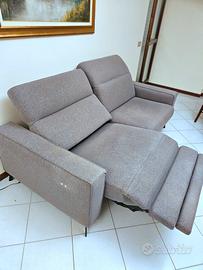 Divano 3 posti con 1 lato reclinabile