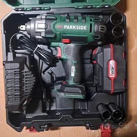 smontagomme parkside  completo di batteria 4ah 