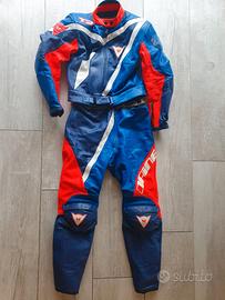Tuta moto donna divisibile in pelle Dainese