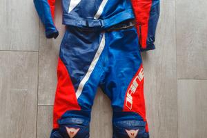 Tuta moto donna divisibile in pelle Dainese