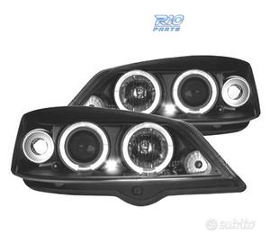 FARI PER OPEL ASTRA G 98-04 ANGEL EYES CCFL FONDO 