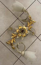 applique foglia oro
