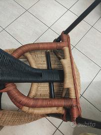 sedie rattan driade
