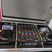 Console Pioneer XDJ 700 + Allen & Heath Xone 43C