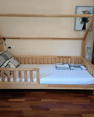 letto in legno Mon Lit Cabane