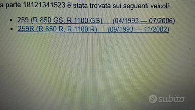 riparo marmitta bmw r850/1100