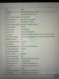 Schermo ROTTO ASUS T300LA con tastiera italiana
