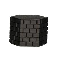 Scatolina mattoni nero Large stampata 3D