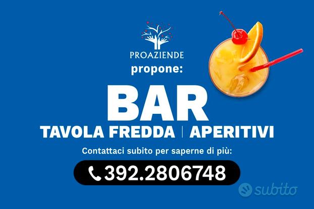 Bar tavola fredda piatti caldi di gastronomia