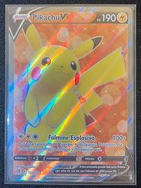 Pikachu V 157/172 Ultra Rare NM Pokemon ITA