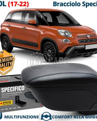 Bracciolo Per Fiat 500L 17-22 SPECIFICO in Pelle