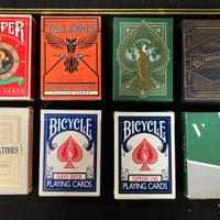 Lotto di 8 mazzo di carte di magia - cardistry