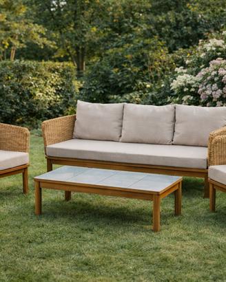 Salotto da Giardino 5 Posti – Set Arredo Esterno.