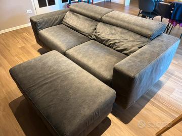 Divano letto + pouf, PoltroneSofà mod. Gazzano