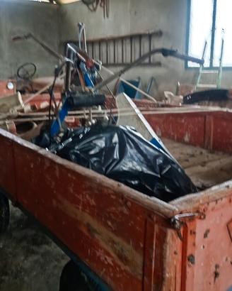 rimorchio agricolo ,2 minifalciatrici a benzina