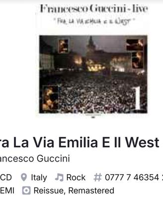  Francesco Guccini n°5 CD