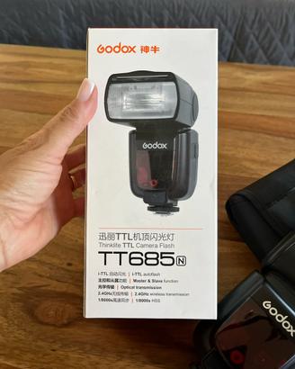 Flash Godox TT685N attacco Nikon