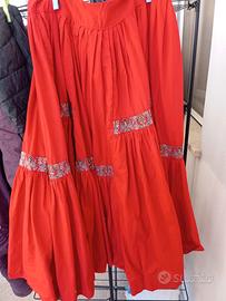 gonna rossa x costume sardo