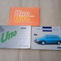 Libretto uso e manutenzione FIAT Uno Turbo d'epoca