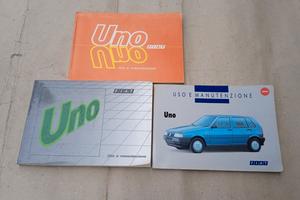 Libretto uso e manutenzione FIAT Uno Turbo d'epoca