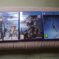 Giochi Ps4, Monster Hunter, Abzu, Sword Art online