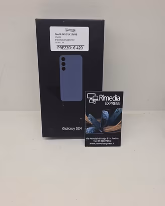 Samsung S24 256GB viola usato garanzia 
