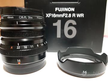 Fujinon xf 16mm F2.8 R WR + Hoya CPL