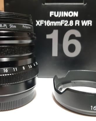 Fujinon xf 16mm F2.8 R WR + Hoya CPL