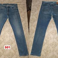 Jeans Levi's e Frankie Malone