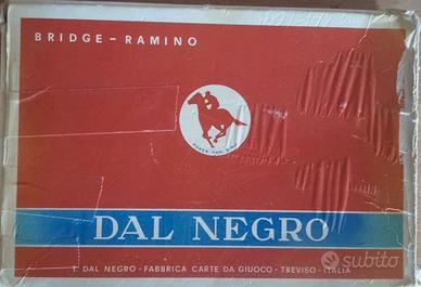 Carte da Ramino Vintage Dal Negro anni 80