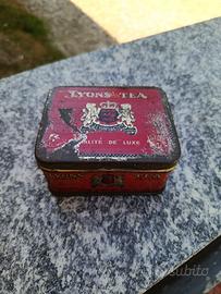 Scatola vintage in latta Lyons’ Tea – d’epoca