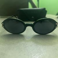 Occhiali da sole Byblos vintage neri ovali 165s