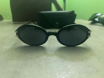 Occhiali da sole Byblos vintage neri ovali 165s