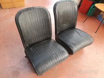 Coppia sedili fiat 500, 126 neri