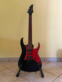 Ibanez Gio GRG250DX Black Flat - Floyd Rose - HSH