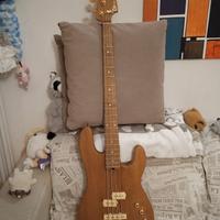 Basso 4 corde pj charvel san dimas roasted