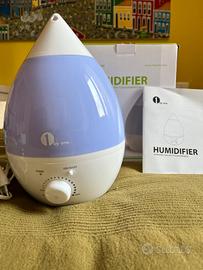 Umidificatore Ultrasuoni 2.8L Luce Led Notturna