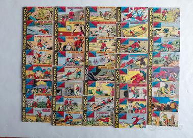 LOTTO N.40 STRISCE IL PICCOLO RANGER SERIE VI