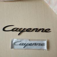 Scritta portellone posteriore Porsche Cayenne