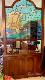 Mobile/vetrata artisitca a piombo stile marino