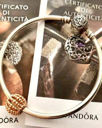 Bracciale Pandora Originale con Charm Sfere Purely
