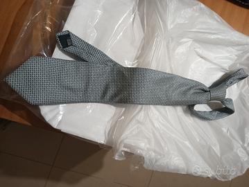 Cravatta uomo pura seta Eton Blues 