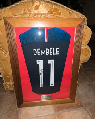 Maglia Francia Ousmane Dembele 🇫🇷 Beckett COA