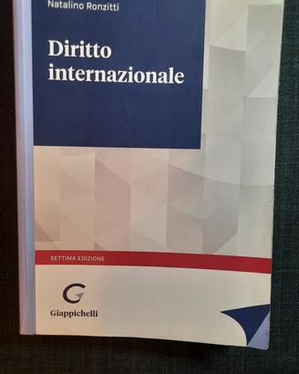 Diritto internazionale di Natalino Ronzitti ed. 7